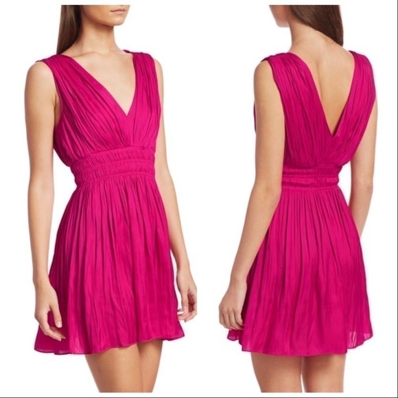 NWT Ramy Brook Burgam Pink  Mini Dress,  Size M - Picture 2 of 13